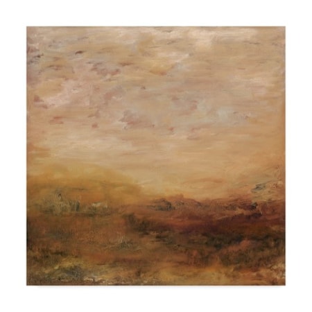 Sharon Gordon 'Beige September Morning' Canvas Art,18x18